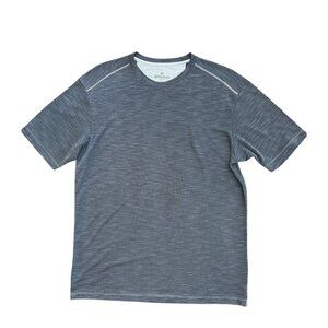 Woolrich Men's Crewneck T-shirt Size Medium Textured Gray Comfort Stretch